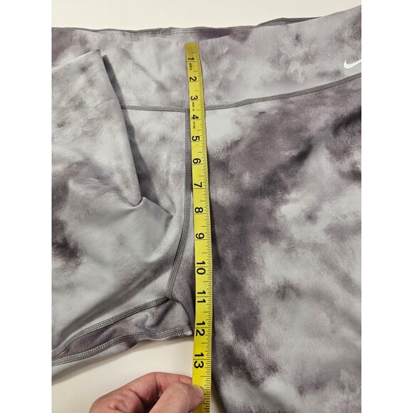 Nike grey marbled tie-dye work out shorts dri fit stretch spandex active XXL 2XL - Picture 8 of 8